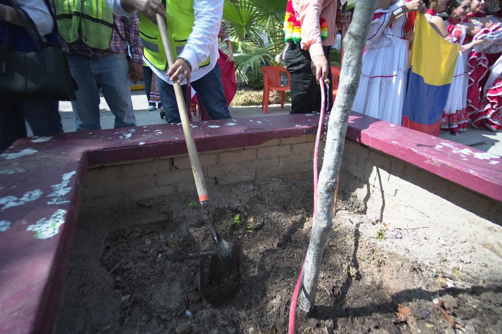 PLANTAN ÁRBOL POR LA PAZ 2026 EN EL MARCO DEL FESTIVAL INTERNACIONAL DEL FOLKLOR ACUÑA 2026